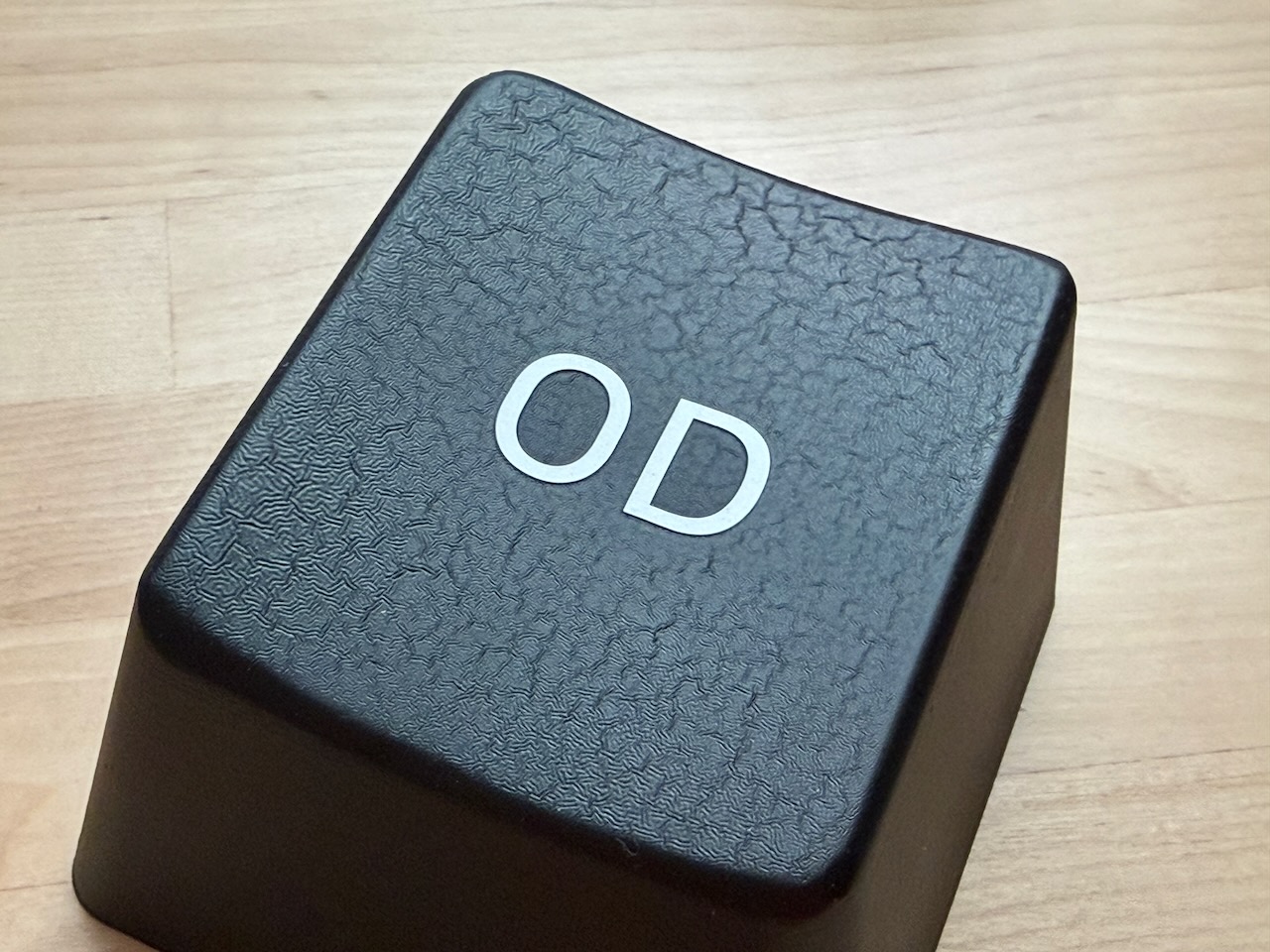 Wrinkled keycap